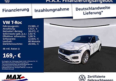 VW T-Roc Volkswagen 1.5 TSI DSG R-LINE LED+NAV+AHK+KAMERA+ACC+