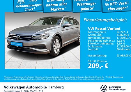 VW Passat Variant Volkswagen 1.5 TSI Conceptline DSG Klima LED