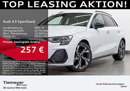 Audi A3 30 TFSI S LINE SONOS LM18 KAMERA eS