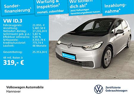 VW ID.3 Volkswagen Pro Performance Navi LED PDC DAB+