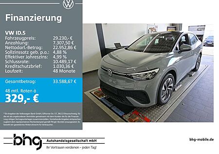 VW ID.5 Volkswagen Pro Assistenzpaket Komfortpaket Navi AirCar