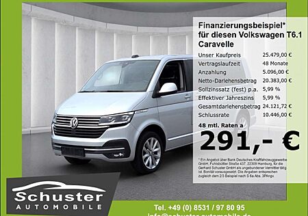 VW T6 Volkswagen .1 Caravelle LR TDI*DSG AHK StandHzg LED R-Kam