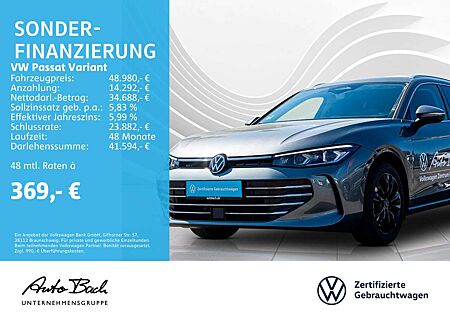 VW Passat Variant Volkswagen 2.0 TDI "Elegance" DSG Navi LED D