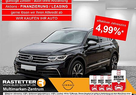 VW Tiguan Allspace Volkswagen TDI DSG 4M R-Line 7S+Leder+PanoSD+AHK+Navi+HUD+ACC