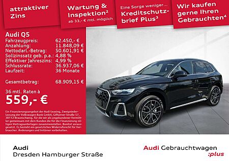 Audi Q5 50 TFSI e S line quattro Matrix Navi AHZV