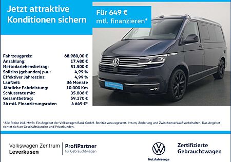 VW T6 Volkswagen .1 California Ocean NAVI DCC AHK LEDER VIRT