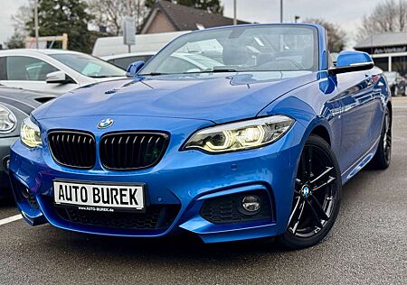 BMW 218 dA Cabrio M Sport Navi LED Leder AHK RüK DAB