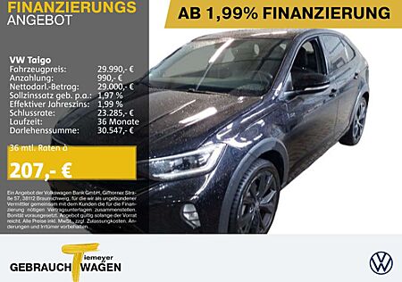 VW Taigo Volkswagen 1.5 TSI DSG R-LINE BLACK LM18 PANO MATRIX