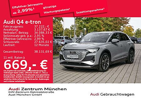 Audi Q4 e-tron gebraucht kaufen Audi Q4 e-tron 40 S line Pano/Matrix/Navi+
