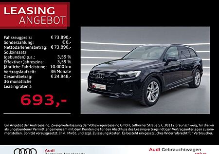 Audi Q7 50 TDI qu S line MATRIX Pano AHK Luft Allradl.