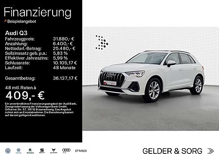 Audi Q3 40 TFSI S line qu. AHK*Matrix*360°*B&O*Pano*