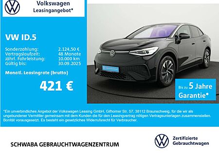 VW ID.5 Volkswagen Pro *ACC*AHK*MATRIX*Wärmep.*NAVI*R-KAM*19''