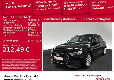 Audi A1 advanced 25 TFSI S tr. LED PDC