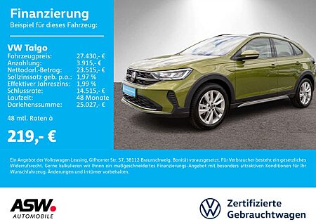 VW Taigo Volkswagen Life 1.5TSI DSG LED Navi PDC VC SHZ AHK