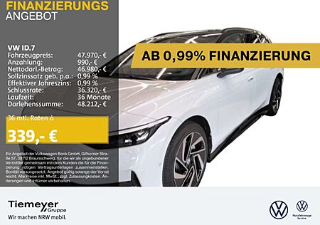 VW ID.7 Volkswagen Tourer Pro BLACK STYLE LM20 AHK WÄRMEP MASS