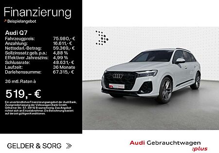Audi Q7 55 TFSIe qu. S line Air*HuD*Panop*AHK*B&O*ACC