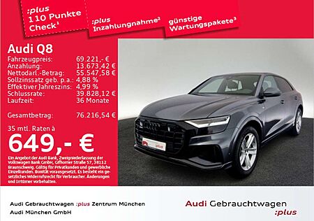 Audi Q8 55 TFSI e qu. S tronic S line ACC/LuftFed/Vir