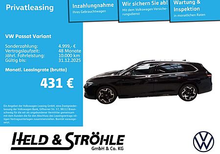 VW Passat Variant Volkswagen R-LINE 2.0 TDI DSG 4M IQ AHK HuD