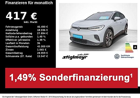 VW ID.4 Volkswagen Pro 82 kWh +PANO+Matrix-LED+AHK+Park-Assist