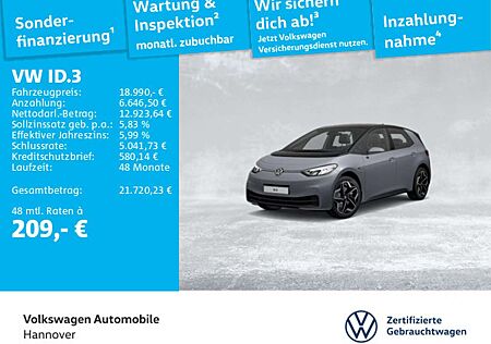 VW ID.3 Volkswagen Pro ACC Navi LED PDC SHZ