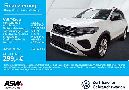 VW T-Cross Volkswagen Goal 1.0TSI DSG LED Navi PDC SHZ ACC AHK
