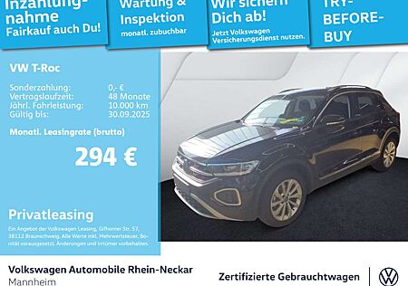 VW T-Roc Volkswagen 1.5 TSI Style DSG Navi AHK LED uvm