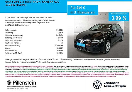 VW Golf Volkswagen 8 LIFE 1.5 TSI STANDH. KAMERA ACC