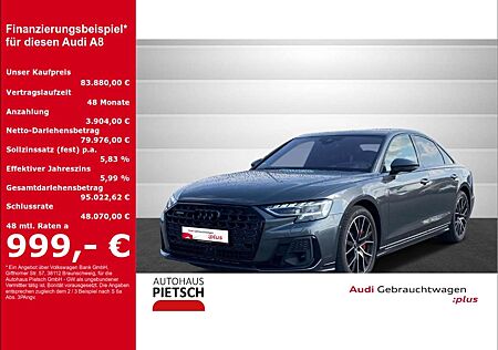 Audi A8 60 TFSI e quattro S line AHK Pano B&O 360° Sportpa