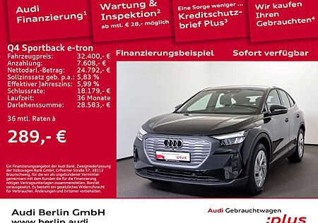 Audi Q4 e-tron Q4 Sportback 35 e-tron SITZHZG VIRTUAL PDC NAVI