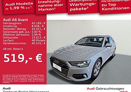 Audi A6 45 TDI S-TRO*QUA*LED*NAVI*LEDER*DAB*SHZ