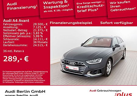 Audi A4 Advanced 35 TDI S tr. RFK MATRIX NAVI