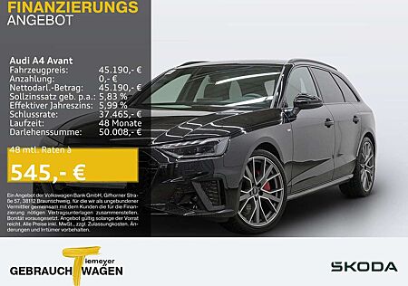 Audi A4 40 TFSI Q 2 x S LINE LM19 KAMERA NAVI+