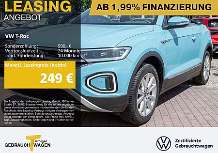 VW T-Roc Volkswagen Cabrio 1.0 TSI MOVE STHZG NAVI LM17