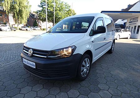 VW Caddy Volkswagen 2,0 TDI Maxi DSG 7 Sitzer Navi Klima Leder