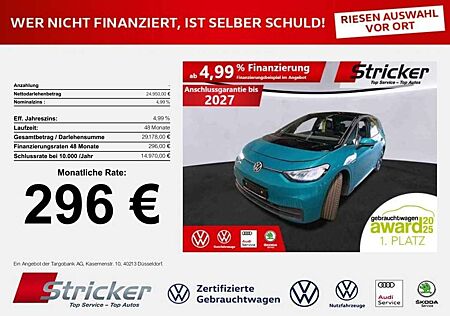 VW ID.3 Volkswagen Pro S 150/77 296,-ohne Anzahlung Navi App-Connect