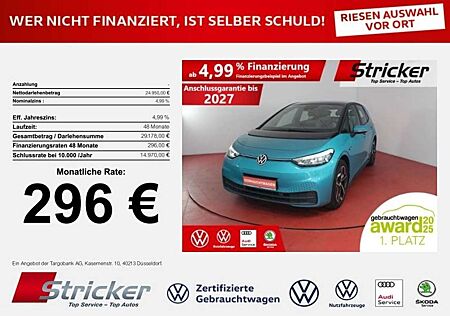 VW ID.3 Volkswagen Pro S 150/77 296,-ohne Anzahlung Navi App-Connect