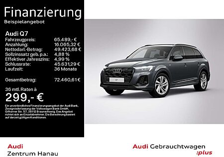 Audi Q7 gebraucht kaufen Audi Q7 45 TDI quattro S-LINE*7-SITZER*NAVI*MATRIX*HU