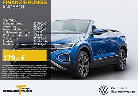 VW T-Roc Volkswagen Cabrio 1.0 TSI STYLE NAVI LED+ SITZHZ LM19