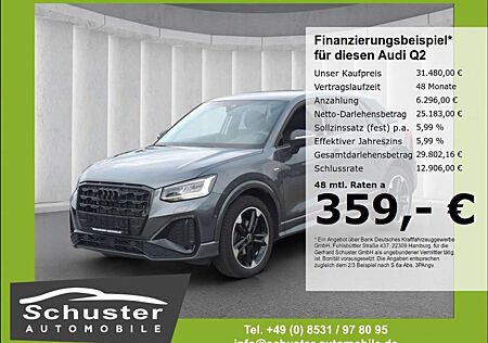 Audi Q2 S-LINE 35 TFSI*S-tron LED R-Kam Navi digCockp