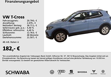 VW T-Cross Volkswagen Life 1.0 TSI LED*VIRTUAL*NAV*ACC*PDC*16"