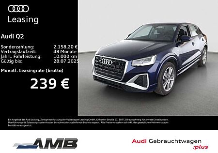 Audi Q2 S line 40 TFSI qu. Leder/Pano/SONOS/10.29Gara