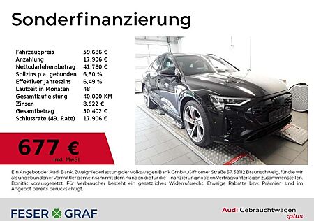 Audi Q8 e-tron Sportback 50 e-tron edition S Line Pano,HUD,B&O,AH