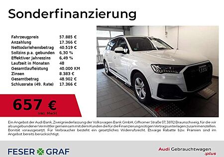 Audi Q7 50 TDI S line Ext/HD Matrix/Sitzbel+Mass/ACC+Stadt
