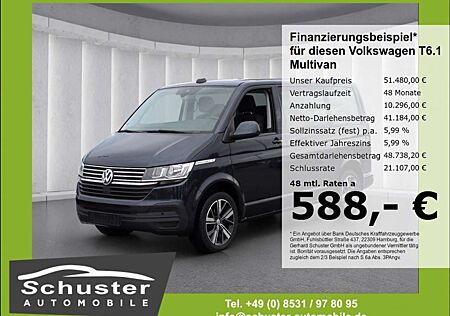 VW T6 Volkswagen .1 Multivan 4Mot 204PS*StandHzg AHK ACC R-Kam