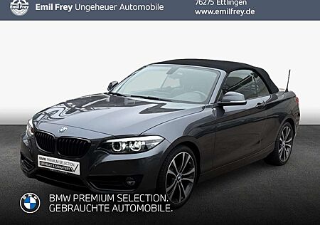 BMW 218 i Cabrio Aut. Sport Line *SHZ*Navi*LED*H/K*