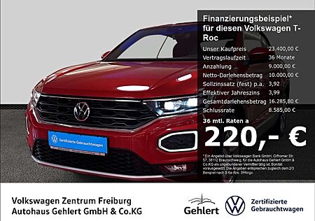 VW T-Roc Volkswagen Cabriolet Style 1.5 TSI Navi LED Klima Rückfahrkam