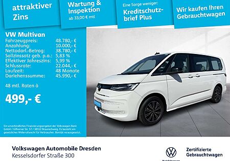 VW T7 Multivan Volkswagen 2.0 TDI DSG Langversion AHZV LED Nav