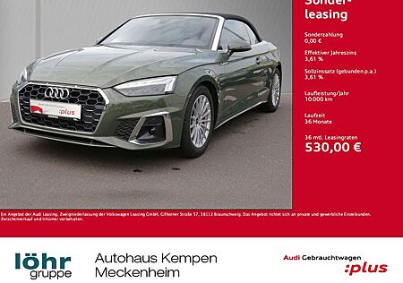 Audi A5 Cabriolet 40 TDI S line 18" Navi Matrix AHK