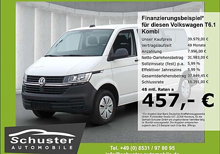 VW T6 Transporter Volkswagen T6.1 Kombi 9-Sitzer LR TDI*AHK Navi Tempo PDCv+h