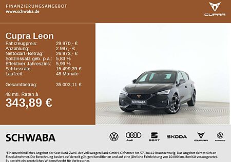 Cupra Leon 2.0 TSI DSG LED*NAV*ACC*SIDE*LANE*R-KAM*18"